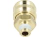 Druckluftmuffe G 1/4"-19 AG, Euro NW 7,2, Messing