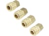 Druckluftmuffe mit Innengewinde, NW 7,2 mm, Messing, Ventilart einseitig absperrend
