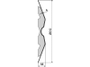 NIAUX 200 Eggenscheibe 610 x 6 mm, LK 140 mm, gewölbt, gezahnt, für Väderstad, 31-1006