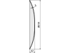 NIAUX 200 Eggenscheibe 510 x 5 mm, LK 120 mm, gewölbt, glatt, flacher Ansatz, für Amazone/BBG, 31-1022