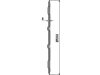 NIAUX 200 Sechscheibe 500 x 5 mm, LK 90/100 mm, gerade, gezahnt, für Vogel & Noot, 31-350013