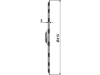 NIAUX 200 Säscheibe 410 x 5 mm, LK 104 mm, gerade, gezahnt, für Väderstad, 31-0526