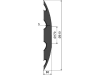 NIAUX 200 Eggenscheibe 610 x 5 mm, LK 80/110 mm, gewölbt, gezahnt, flacher Ansatz, für Agrisem, 31-1004