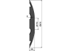 NIAUX 200 Eggenscheibe 610 x 5 mm, LK 110 mm, gewölbt, gezahnt, flacher Ansatz, für Agrisem, 31-0592