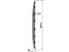 NIAUX 200 Eggenscheibe 510 x 5,5 mm, LK 98 mm, gewölbt, gezahnt, für Vogel & Noot, 31-0765
