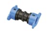 irritec® Verbinder gerade, Rohranschluss beidseitig, Blu-Lock, INMBL429005