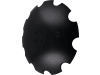 NIAUX 200 Eggenscheibe 620 x 6 mm, LK 98 mm, gewölbt, gezahnt, flacher Ansatz, für Köckerling, 31-0635