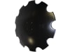 NIAUX 200 Eggenscheibe 560 x 6 mm, LK 98 mm, gewölbt, gezahnt, flacher Ansatz, für Farmet Triton, 31-0914