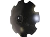 NIAUX 200 Eggenscheibe 645 x 6 mm, LK 155 mm, gewölbt, gezahnt, für Lemken, 31-3744
