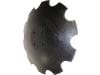 NIAUX 200 Eggenscheibe 510 x 4 mm, LK 110 mm, gewölbt, gezahnt, flacher Ansatz, für Pöttinger, 31-0584