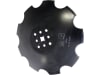 NIAUX 200 Eggenscheibe 460 x 4 mm, LK 80/110 mm, gewölbt, gezahnt, flacher Ansatz, für Agrisem, 31-0593