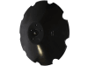 NIAUX 200 Eggenscheibe 610 x 6 mm, LK 140 mm, gewölbt, gezahnt, für Väderstad, 31-1006