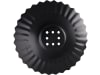 NIAUX 200 Eggenscheibe 610 x 5 mm, LK 80/110 mm, gewölbt, gewellt, gezahnt, für Agrisem, 31-1029