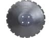 NIAUX 200 Eggenscheibe 450 x 5 mm, LK 98 mm, gewölbt, gezahnt, flacher Ansatz, für Rabe, Vogel & Noot, 31-0619