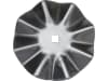 NIAUX 200 Eggenscheibe 510 x 5 mm, ZB Vierkant, 41 x 41 mm, gewölbt, gewellt, für Quivogne, 31-451040