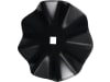 NIAUX 200 Eggenscheibe 490 x 5 mm, ZB Vierkant, 31 x 31 mm, gerade, gewellt, für universal, 31-451130