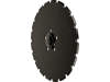 NIAUX 200 Säscheibe 410 x 5 mm, LK 104 mm, gerade, gezahnt, für Väderstad, 31-0526