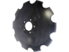 NIAUX 200 Eggenscheibe 568 x 6 mm, LK 140 mm, ZB rund, 95,0 mm, gewölbt, gezahnt, flacher Ansatz, für Dal-Bo, 31-0744
