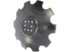 NIAUX 200 Eggenscheibe 510 x 4 mm, LK 80/110 mm, gewölbt, gezahnt, flacher Ansatz, für Agrisem, 31-0591