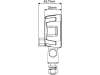 LED-Arbeitsscheinwerfer 4.400 lm 40 W, 9 – 36 V DC, 8 LEDs, quadratisch, 098 174 042
