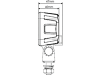 LED-Arbeitsscheinwerfer 6.600 lm 60 W, 9 – 36 V DC, 12 LEDs, rechteckig, 098 174 044