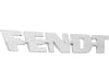 Fendt Markenemblem "FENDT" silver für Kühlergrill Traktor, 260200060550