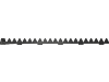 ESM Mähmesser 150 cm, gezahnt, mechanischer Antrieb, Klingen 20 St. DIN 75 GEZ bzw. 5802 100 01, für Busatis 5840 031 01; 345 0960