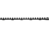 ESM Mähmesser 150 cm, gezahnt, mechanischer Antrieb, Klingen 20 St. DIN 75 GEZ bzw. 5802 100 01, für Busatis 5840 031 01; 345 0960