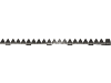 ESM Mähmesser 150 cm, gezahnt, mechanischer Antrieb, für Busatis 5840 004 01; 345 0490