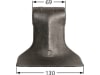Industriehof® Hammerschlegel Arbeitsbreite 130 mm, Bohrung 20,5 mm, Einbaumaß 69 mm, für Mulcher: Sauerburger, 63-RM-63