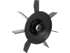 Posch® Lüfterrad für Elektromotor Rolltisch-Kreissäge, Tisch-Wipp-Kreissäge, Wipp-Kreissäge, Wippsäge mit Förderband, Z300 0090