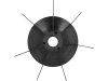 Posch® Lüfterrad für Elektromotor Rolltisch-Kreissäge, Tisch-Wipp-Kreissäge, Wipp-Kreissäge, Wippsäge mit Förderband, Z300 0090