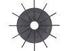 Posch® Lüfterrad für Elektromotor Holzspalter HydroCombi, Rolltisch-Kreissäge, Tisch-Wipp-Kreissäge, Wipp-Kreissäge, Z300 0124