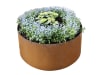 bellissa Hochbeet Corten 110 x 110 x 50 cm  braun , Füllmenge 624 l