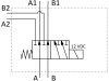 6/2-Wegeventil "TB", 12 V DC, G 1/2", 60 l/min