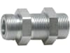 Schottverschraubung "C-FI", Druckluft, metrisch, gerade, mit Gegenmutter, M 22 x 1,5, M 22 x 1,5