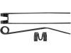 Schwaderzinken 595 x 95 x 9 mm für Deutz-Fahr, Kverneland, PZ Zweegers, Taarup, Vicon Kreiselschwader