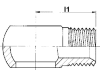 Ringschraubstutzen "RS" Ø Ring 3/8", R 1/4" AG, Aussenkung 60°