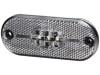 Hella® LED-Positionsleuchte oval, Front, weiß, 108 x 44 x 10,5 mm, 12 – 24 V DC, E4 14800