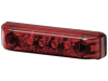Hella® LED-Positionsleuchte quadratisch, hinten links/rechts, rot, 65 x 16 x 11 mm, 24 V DC, E4 8115, 2TM 357 010-111