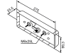 Hella® LED-Schlussleuchte quadratisch, Schluss-, Brems-, Blink- und Rückfahrlicht mit Rückstrahler, 9 – 36 V DC, 2VP 357 019-001