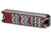 Hella® LED-Schlussleuchte quadratisch, Schluss-, Brems-, Blink- und Rückfahrlicht mit Rückstrahler, 10 – 30 V DC, 2VP 357 021-011