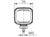 Hella® LED-Arbeitsscheinwerfer "Ultra Beam LED" 2.200 lm , 12 – 24 V, 9 LEDs, quadratisch, 1GA 995 506-001