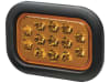 Hella® LED-Blinkleuchte quadratisch, hinten links/rechts, 164 x 117 x 35 mm, 12 – 24 V DC, 13 LEDs, E9 11523, 2BA 357 025-011