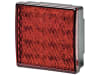 Hella® LED-Nebelschlussleuchte quadratisch, rot, 80 x 80 x 33,7 mm, E4 4143