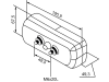Hella® Schlussleuchte quadratisch, links/rechts, 185,9 x 67,5 x 49,3 mm, P21W; P21W / 5W, Schlusslicht; Bremslicht; Blinklicht, 2SD 357 033-001