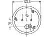 Hella® Blinkleuchte rund, hinten links/rechts, Ø 122,5 mm, Befestigung Anbau; Einbau; 2 St. Schraube M 6, 2BA 964 169-501