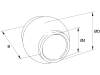 Walterscheid Oberlenkerkugel Kat. 3, 32,2 x 60 x 51 mm, 1099043