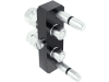 Faster® Stecker "MST-PB" 2P, 2-fach 1/2" IG BSP, DN 10, für Multikupplung, Loshälfte