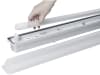 KERBL Feuchtraum-Wannenleuchte 150 cm für 2 x T8 LED-Röhre mit 26 mm Durchmesser, 354672